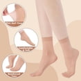 thumbnail image 2 of CAILDANL 12 Pairs Women's Ankle High Sheer Socks, 2 of 6