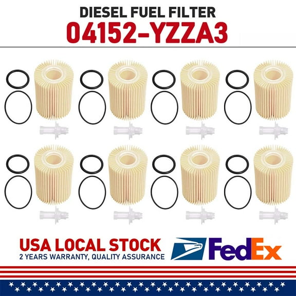 For LEXUS 2010-2023 GX460 FACTORY OIL FILTER (8 pack) 04152-YZZA3