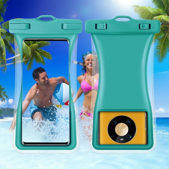 Funda impermeable para teléfono IPX8, para playa, subacuática, con cordón, compatible con todos los teléfonos de hasta 7,2 pulgadas.