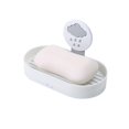 thumbnail image 1 of Jabonera De Doble Capa Jabonera Sin Perforaciones Recipiente De Jabón Montado En La Pared Con Borde Liso Para Ducha, Baño, Bañera Y Fregadero De Cocina Desmontable Sin Taladros Guardurnaity HA027641-03, 1 of 7