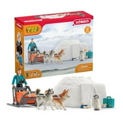 Schleich Wild Life Antarctic Expedition Playset with Animal Toys