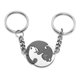 thumbnail image 1 of Parejas Llaveros Acero inoxidable Ying Yang Cat Tai Chi Pieza de rompecabezas Amistad BBF Mejor amigo Llavero Anillo WD.WDQZL Hogar, 1 of 4