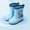 Blue, variant on Girls Rain Boots For Toddlers Kids Dinosaur Pattern Lightweight Comfortable Soft Sole Casual Outdoor Play Shoes Girls Rain Boots With Designs