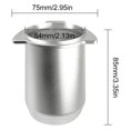 thumbnail image 4 of Dosificadora de 54 Mm, Recogedor de Polvo de Café Accesorios de Café de Metal de Aluminio Binaural Manos para Usar con 54 Mm, 4 of 5