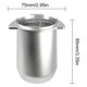 thumbnail image 4 of Dosificadora de 54 Mm, Recogedor de Polvo de Café Accesorios de Café de Metal de Aluminio Binaural Manos para Usar con 54 Mm, 4 of 5