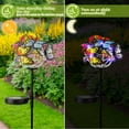 thumbnail image 4 of 2 in 1 Outdoor Solar Light Butterfly Landscape Light Yard Stake Decor Lamp Stake Light w/ Butterfly, 4 of 6
