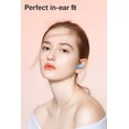 thumbnail image 4 of Acuvar Wireless Bluetooth Earbuds with LCD Charging Case, Noise Cancelling Earphones with mic and touch controls, Light Blue, 4 of 7