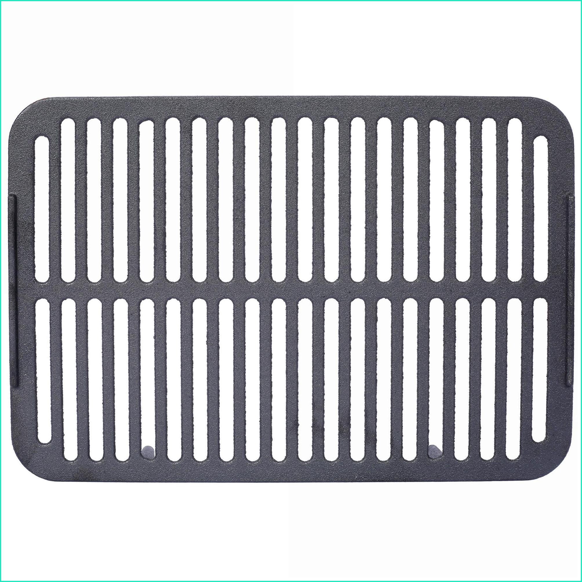 GrillSmokers | Portable Enameled Cast Iron Charcoal Grill, Tabletop for Camping Tailgating Picnics | Black | Iron
