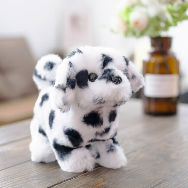 WLOELOEW A Simulation Puppy Pet Toy Dog Can Walk And Call Toy Dog Children’S Gift