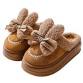 thumbnail image 2 of Nuevas zapatillas para el hogar, estilo de parejas de fondo plano antideslizante para el hogar, zapatillas de algodón cálidas de otoño e invierno de estilo simple y moderno de estilo coreano, 2 of 5