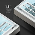 thumbnail image 4 of wall26 Canvas Print Wall Art Window View Snowy Pine Tree Winter Forest Lake Celebrations &amp; Holidays Nature Photography Realism Landscape Colorful Multicolor for Living Room, Bedroom, Office - 16&, 4 of 5