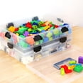 thumbnail image 3 of Cateissary Caja de almacenamiento de juguetes, contenedor de bloques de construcción, estuches para niños, herramientas, contenedores, Almacenamiento y organización del hogar Doble capa, 3 of 6