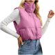 thumbnail image 2 of Chaquetas y abrigos casuales sin mangas y sin capucha para mujer, abrigos de color liso a la moda, chaquetas casuales sin mangas y con capucha, top de poliéster para mujer, 2 of 4