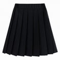 thumbnail image 4 of TAmten Girls Knee Length Skirts 2-17T | A-Line Uniform Skirts with Undershorts High Waist |Casual Stretchy Skirts Soft Skorts Fashion Clothes for Back to School|Black 10-11 Years, 4 of 4