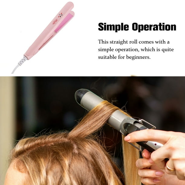 Hair Curler Mini Straightener Straight Safety Barber Supplies Roll