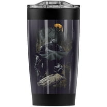 Batman Sweeping Cape Stainless Steel Tumbler 20 oz Coffee Travel Mug/Cup, Vacuum Insulated & Double Wall with Leakproof Sliding Lid | Great for Hot Drinks and Cold Beverages