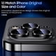 thumbnail image 5 of Protector de lente de cámara Uyiton compatible con iPhone 15 Pro/iPhone 15 Pro Max, 5 of 7