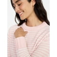 thumbnail image 5 of Time and Tru Women's Pullover Chenille Top with Long Sleeves, Sizes XS-XXXL, 5 of 6