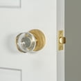 thumbnail image 4 of Viaggio Clomltclc_Prv_238 Motivo Solid Brass Privacy Door Knob Set - Brass, 4 of 7