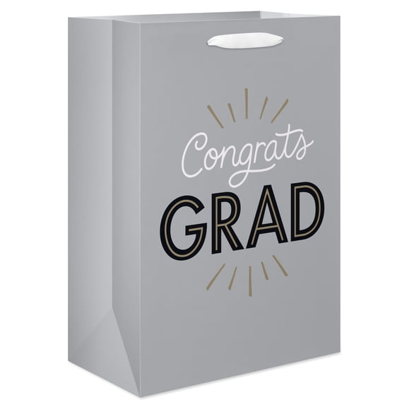 American Greetings 10 in. Medium Graduation Gift Bag, Congrats GRAD (1 Bag)