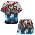 thumbnail image 2 of Stay-Puft Ghostbusters Summer Home Suit For Womens Short-Sleeved Pajama Set 2pcs Loungewear Soft Sleepwear T-Shirts Tee Shirt Top And Short Sleeping Pants, 2 of 8