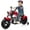 red, variant on 36V Electric Off-Road Motorcycle for Teens, 350W Brushless Dirt Bike with 16.5mph Speed, Music, Spring Suspension, Led Lights, and Leather Seat,Max Load 176lbs