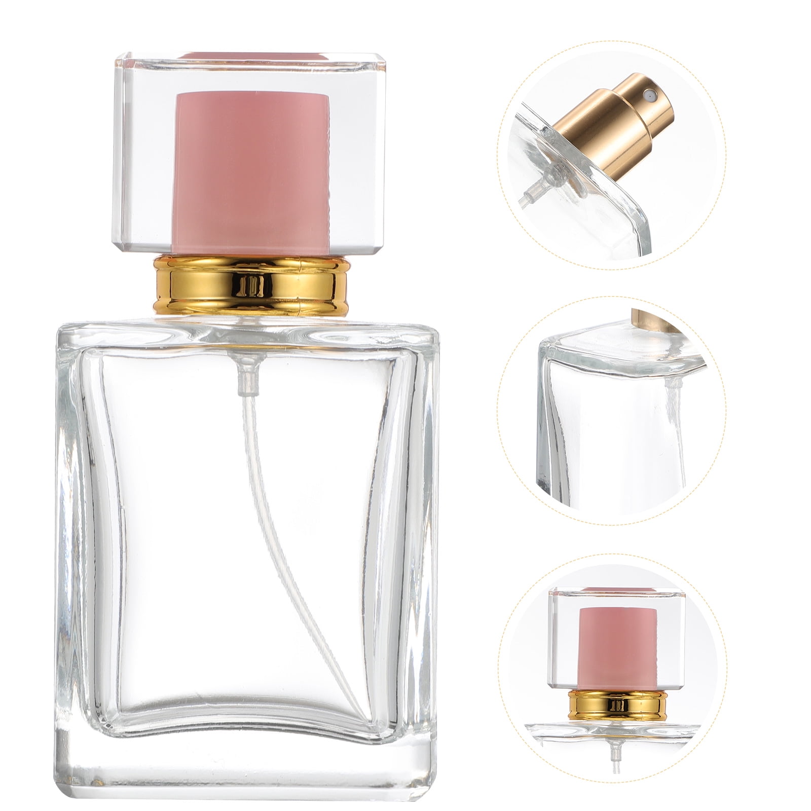 Rectangle Perfume Bottle, Clear