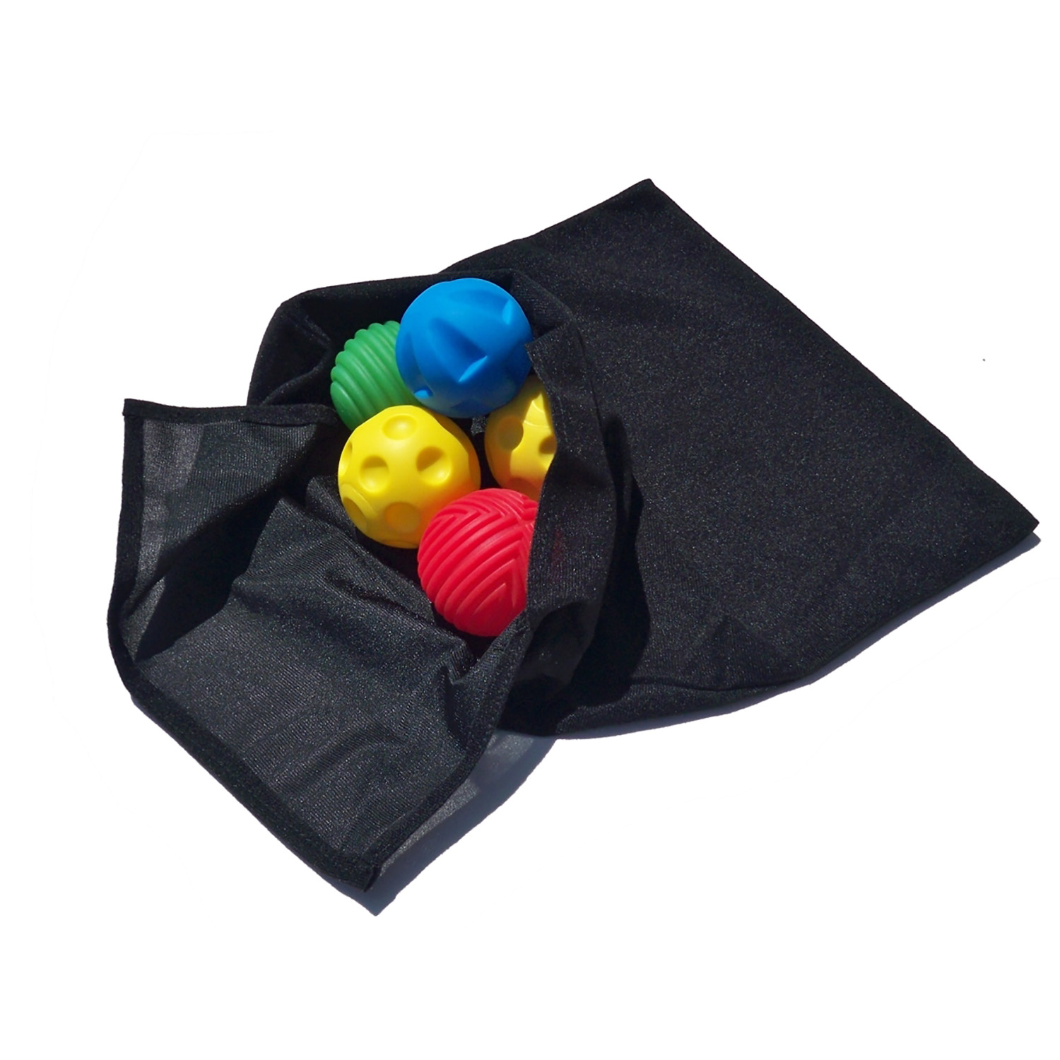 Get Ready Kids Tactile Sensory Ball Set with Hide-N-Seek Sack, 2", Set of 16