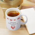 thumbnail image 5 of Valentines Day Mug, Love Print, Watercolor Heart Print,Funny Coffee Mug,A Happy Cup for Children,Man Cave Prints,The Best Gift for Colleagues, Parents,And Grandparents,110z Men And Women, 5 of 7