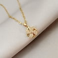 thumbnail image 3 of Collier pour Femmes Rotatif Strass - Pendentif Collier Charme Collier Clavicule, 3 of 8