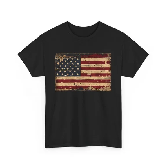 Hot Trending T-Shirt With Home Of The Brave T-Shirt S-5Xl | Stand Tall & Proud For The Usa | American Flag Shirt