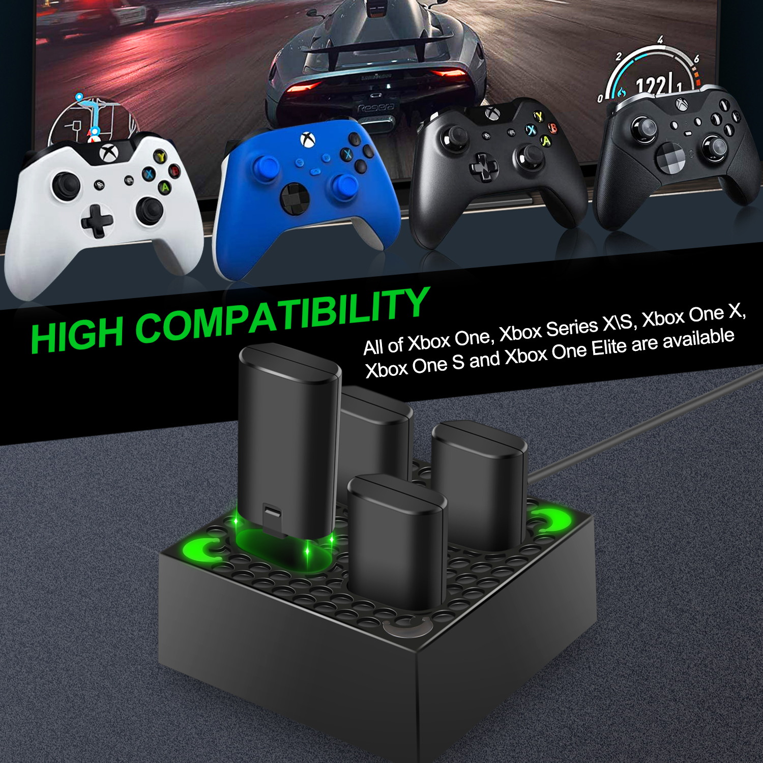 Xbox One Battery Pack Aazon.co: Xbox One Controller Battery Pack ...
