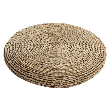 

Cushion Yoga Round Straw Mat Tatami Braid Pillow Floor Padded Nature Braided Woven Worship Hand Weaving Weave
