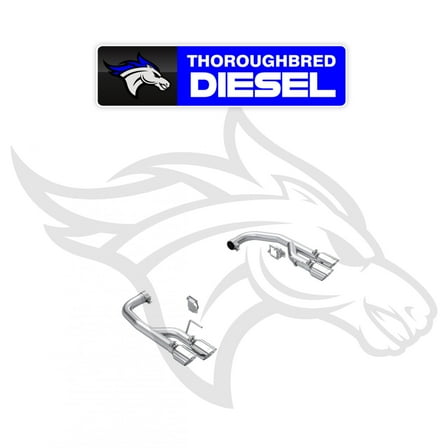 MBRP S7281AL Axle-Back Exhaust System for 24-Up Ford Mustange GT 5.0L