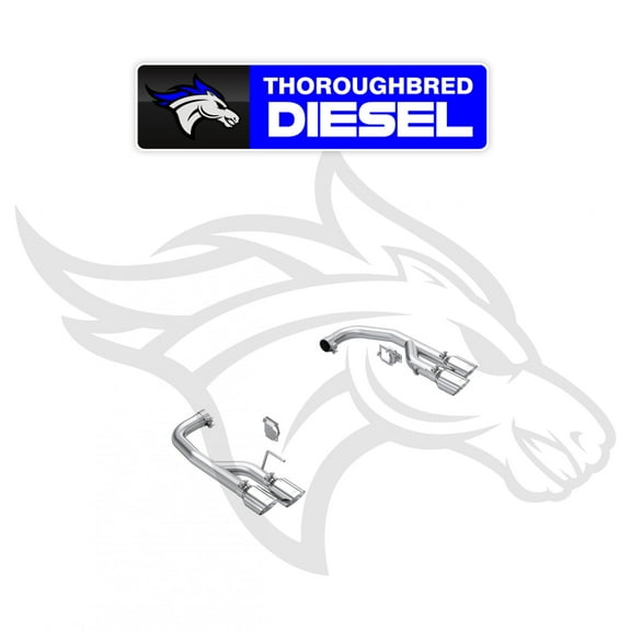 MBRP S7281AL Axle-Back Exhaust System for 24-Up Ford Mustange GT 5.0L