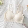 thumbnail image 1 of Ropa interior de apoyo suave de gelatina sin costuras para mujer, pecho pequeño, push up, sujetador de copa fija antiflacidez fino de verano, pecho grande y pequeño, 1 of 1