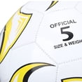 thumbnail image 3 of Professional Size 5 Soccer Ball for Soccer Match Training, Yellow-Black High Elasticity Inflatable Soccer Football (9.8 in / 25.0 cm), 3 of 9