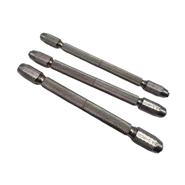Juego de 3 piezas de taladro manual con portabrocas para relojes, herramienta ergonómica, compacta y versátil para reparaciones, manualidades y...