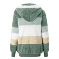 thumbnail image 6 of Mens Furry Sherpa Jacket Fleece Long Sleeve Full Zip Hooded Casual Warm Winter Coat with Zipper Pocket Outdoor, 6 of 7