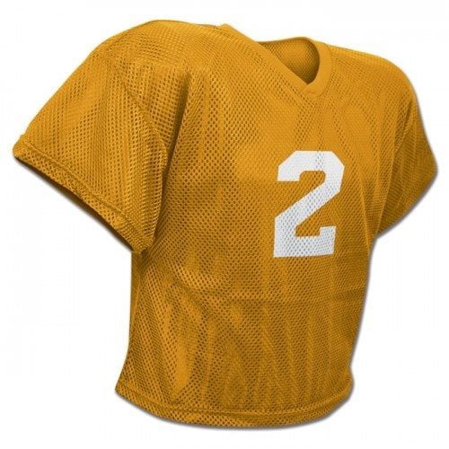 brown and gold football jersey