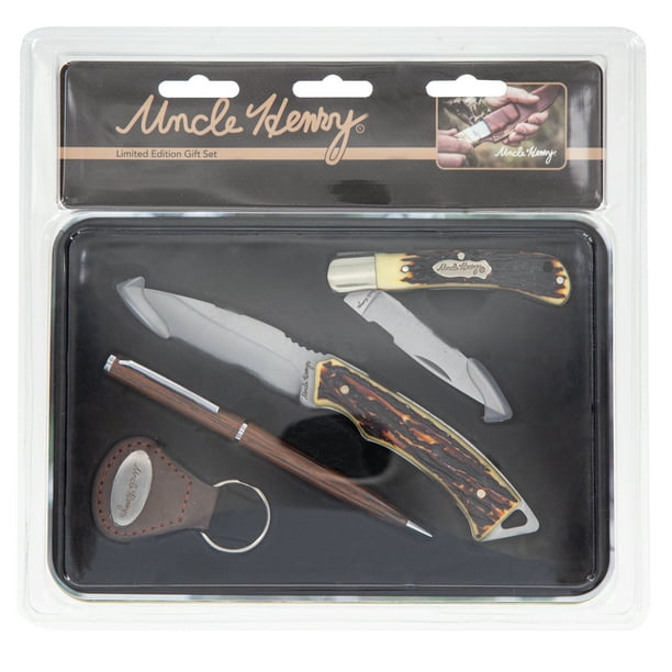 Uncle Henry Limited Edition 4 Piece Gift Set Includes 3.1" Fixed