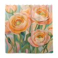 thumbnail image 2 of Yayeee Shower Curtain with Hooks 72"x72" Waterproof Fabric Bathroom Hanging Decor, Abstract Floral Art, 2 of 5
