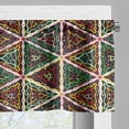 thumbnail image 5 of Ambesonne African Valance & Curtain, Geometric Grunge Mosaic, 55"x30", Multicolor, 5 of 6