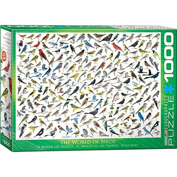 Eurographics le Monde des Oiseaux (1000 Pièces) Puzzle