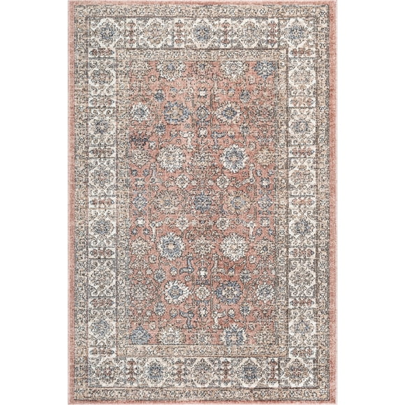 Mainstays Baltimore Red Area Rug, 4’ x 6’