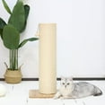 thumbnail image 7 of LHBcraft 29.5" Cat Scratching Post, 7.5" Dia Thick Natural Sisal Cat Scratch Post, Beige, 7 of 7