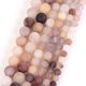 thumbnail image 3 of Cuentas espaciadoras de piedra de jaspe de madera pulida y opaca natural para hacer joyas, collares y pulseras, cuentas redondas mate de 4 mm a 12 mm, 15", 3 of 5