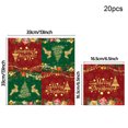 thumbnail image 3 of SLYNSHome 20Pcs Christmas Disposable Paper Napkins Tableware,Christmas Theme Napkins For Holiday Party Supplies And Dinner Gathering, 3 of 6