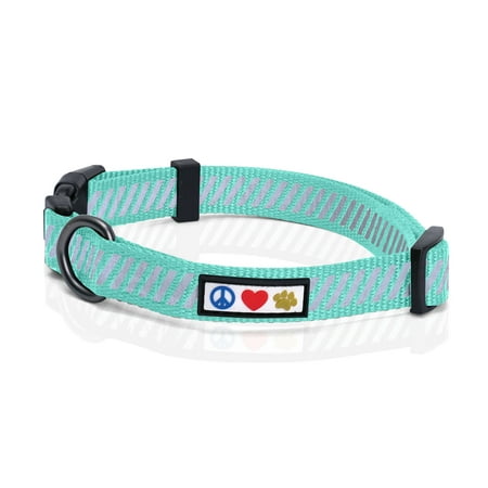 UPC: 0735255518559 | Pawtitas Reflective Dog Collar for Dog and Puppies Extra Small and Small Puppies – Teal S Collar