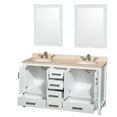 thumbnail image 6 of Wyndham Collection Wcs141460dunom24 Sheffield 60" Freestanding Vanity Set, 6 of 7